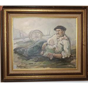 Tableau Hst Mattin-Laurent Partarrieu pays basque 