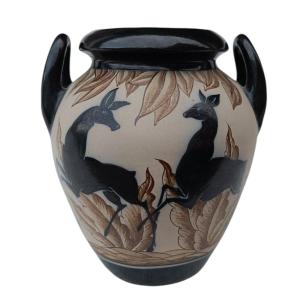 Ciboure Vase Rf / Deer Decor