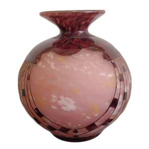 Charder Ball Vase / French Glass