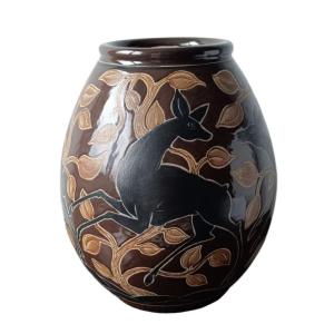 Large Ciboure Vase Rf / R. Le Corrone