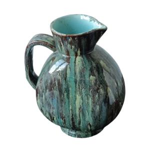 émile Gallé Earthenware Pitcher