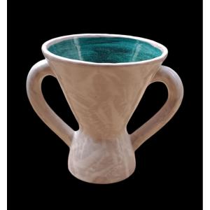 Ceramic Ear Vase Jean Austruy / Vallauris 