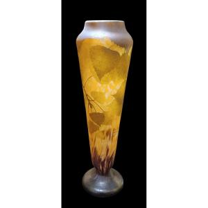 Large Daum Nancy Vase 