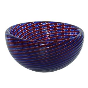 Murano Glass Eclipse Bowl Venini / Orlando Zennaro