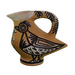 Pierre Toulhoat/ Keraluc Quimper Casserole Pitcher 