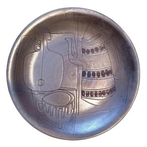 Plate By Dominique Baudart/ Vallauris