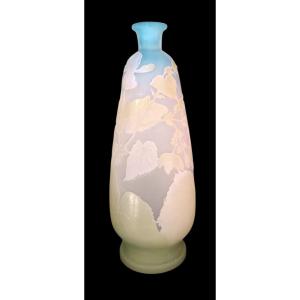 émile Gallé Fire Polished Vase