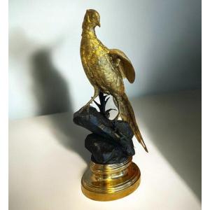 Bronze "the Pheasant" By Alfred Dubucan