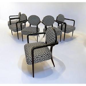 Set Of 6 Contemporary Chairs From The Martinez Hotel - Cannes