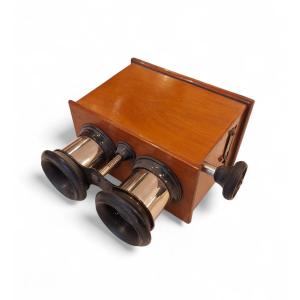 Small Mahogany Stereoscope