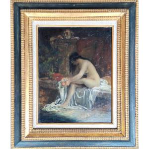 "suzanne And The Elders" Paul Sieffert, Oil On Panel