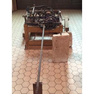 Castle Clock Movement And Its Named And Dated Bell