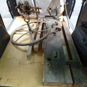 Wood Lathe End Of 18th Century, Beginning Of 19th Century