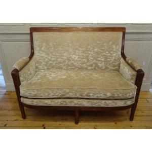 Empire Period Mahogany Sofa Attributed To P. Marcion