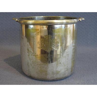 18th Century Silver Plated Metal Cooler