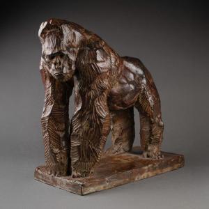 Jean Baptiste Vendamme 'gorilla III' Patinated Bronze, Original Proof (2009)