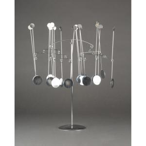 François Colette (1936-2024): Stabile In Chromed Metal, 1973