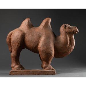 Camel - Original Terracotta - Mid 20th Century, Monogrammed 'br'