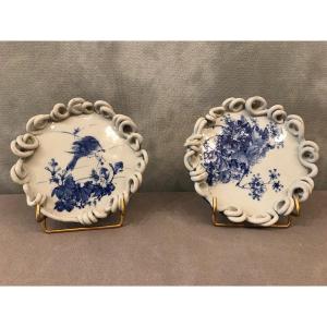 Pair Of 19th Century Japanese Porcelain Carafe Coasters