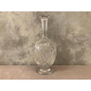 19th Century Saint Louis Crystal Carafe Chantilly Model