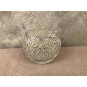 Small Crystal Vase From Saint Louis, Late 19th Time