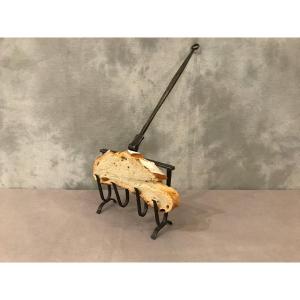 Old Removable Toaster In Wrought Iron From The 18th Century
