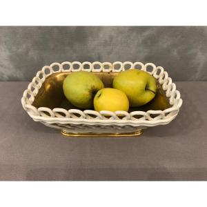 Fruit Bowl In Langeais Earthenware 19th Century
