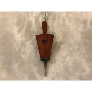 Bellows In Old Mahogany From The Directoire Period With Lyre Decor