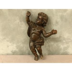 18th Century Carved Wood Love