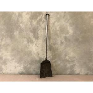 Beautiful Old Wrought Iron Fireplace Shovel From The 18th Century