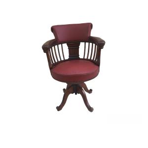 American Swivel Office Chair, Circa 1900