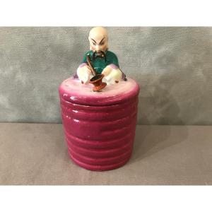 Antique Magot Tobacco Pot In Earthenware From The 19th Century 