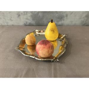 Small Silver-plated Fruit Tray, Early 20th Century