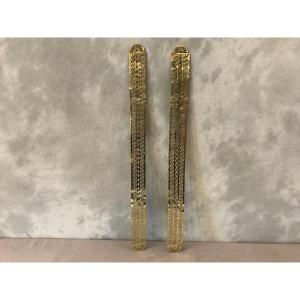 2 Brass Cleanliness Plates From The Late 19th Century 