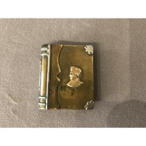 Antique Bronze And Brass Lighter Circa 1900 