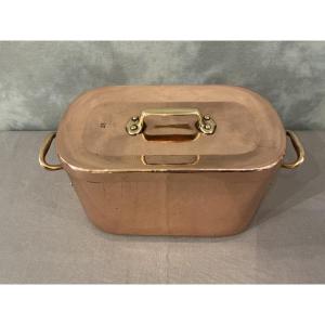 Polished And Varnished Copper Daubière Pot From The 19th Century 