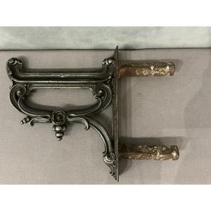 Antique Cast Iron Foot Scraper From The 19th Century 