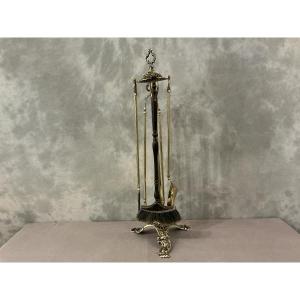 Antique 19th-century Brass Mantelpiece In The Louis XV Style