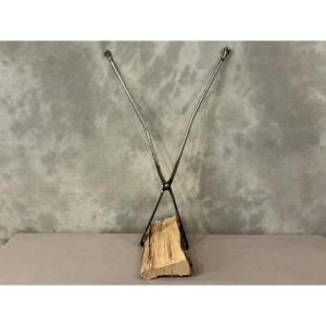 Large Scissors-like Pliers, Wrought Iron Arm Pliers From The 18th Century 