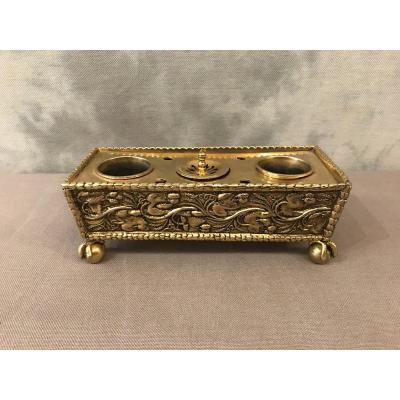 Inkwell Bronze Napoleon III