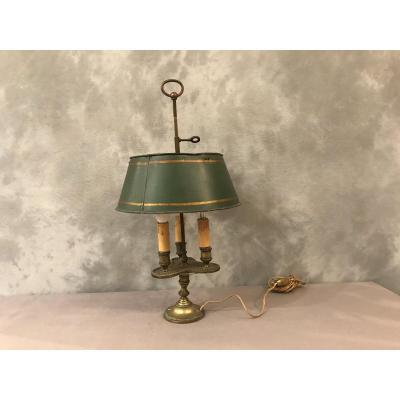 Lampe Bouillotte 19ème En Bronze