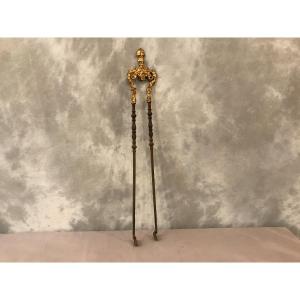 In Clip Iron & Gilt Bronze 19th