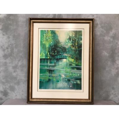 Original Lithograph De Camille Hilaire