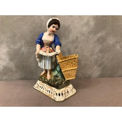 Subject Porcelain In Old Jacob Petit Paris 19th