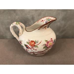 Pot à Lait En Porcelaine De Sarreguemines 19ème