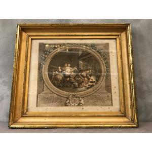 Engraving Of Period 18th