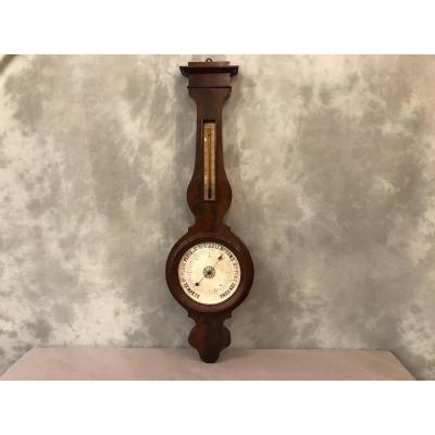 Barometer Mahogany Period Restoration 19th