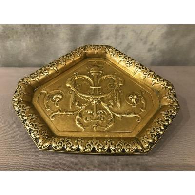 Small Corner Or Fireplace Ashtray 19th Time