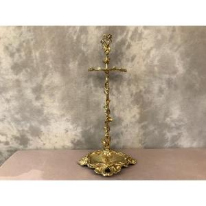 Servant Of Fireplace In Ancient Bronze Of 19th Time