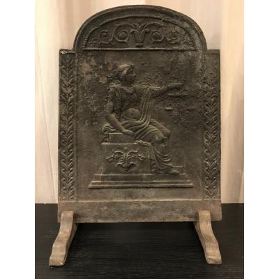 Early 19th Century Cast Iron Fireplace Plate